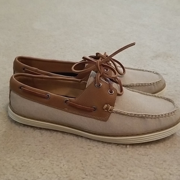 Peter Millar Seaside Washed Canvas Boat Shoes